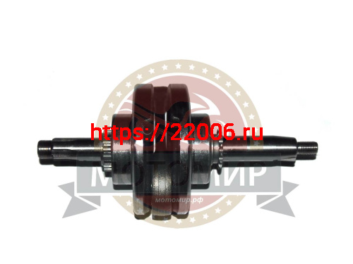 Коленвал TTR125, ALPHA, 152 FMI,153FMI (h55.5, L=102mm, палец13mm) (НАБОР)
