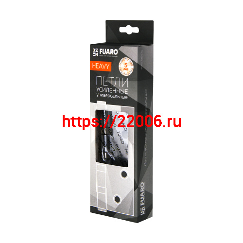 Петля Fuaro (Фуаро) универсальная HEAVY IN4400U SSG (сатинированное золото) 100х75х3 мм фото 2