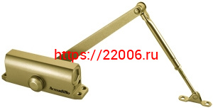 Доводчик Armadillo (Армадилло) дверной морозостойкий LY5 120 кг (золото) Доводчик Armadillo (Армадилло) дверной морозостойкий LY5 120 кг (золото)