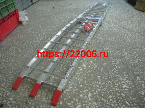 Трап алл. 4340В (1 ШТ) для погрузки мотоцикла, АТВ (226*29,5 см) max 340 кг, вес 7 кг фото 2
