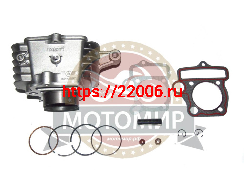 Цилиндр в сборе 1Р54FMI Шторм 52,40 мм с УХОМ, Динго 125 (цилиндр+поршень+палец 13мм.+кольца) Цилиндр в сборе 1Р54FMI Шторм 52,40 мм с УХОМ, Динго 125 (цилиндр+поршень+палец 13мм.+кольца)