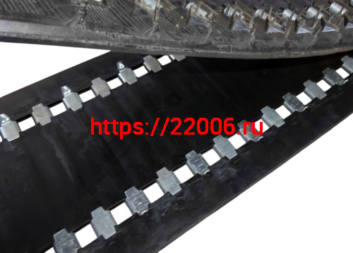 Гусеница ИКАР 380мм шаг 50,5 кол. шагов 57, Ш380хД2878 (ЛГБ 005 000 03) фото 4